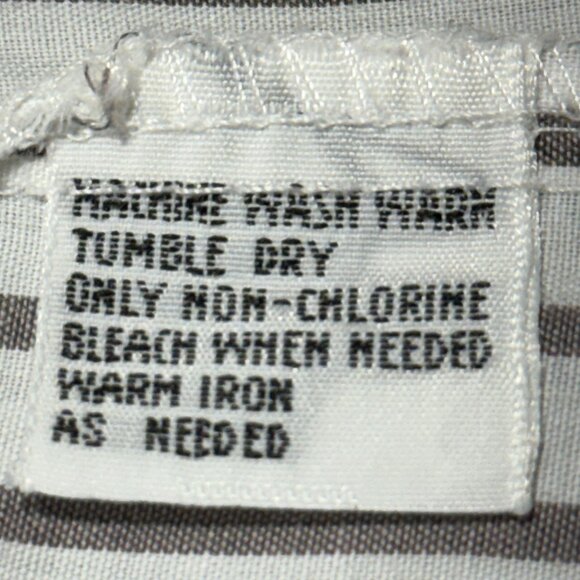 Vintage Towncraft 80's Classic Striped Button Down Short Sleeve Dress Shirt XL - Picture 6 of 8